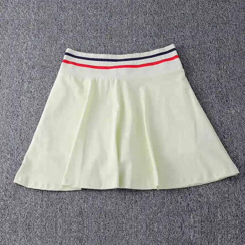 Tennis skirt for women professional fitness sport running shorts; quick-drying yoga outfit for badminton outfit summer