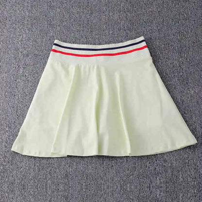 Tennis skirt for women professional fitness sport running shorts; quick-drying yoga outfit for badminton outfit summer