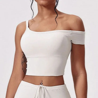 Shirt for Women Blouse Sports Gym Crop Top Sexy Ladies Fitness Exercise T-Shirt Winter Workout Sportswear