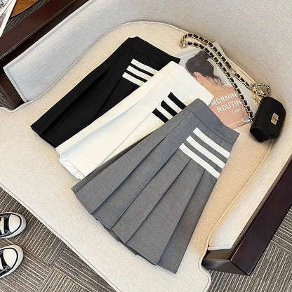 Pleated Skirt For Kids Girl Summer & Spring High Waist Girls Skirts Cute School Uniform Toddler Casual Short Skirt