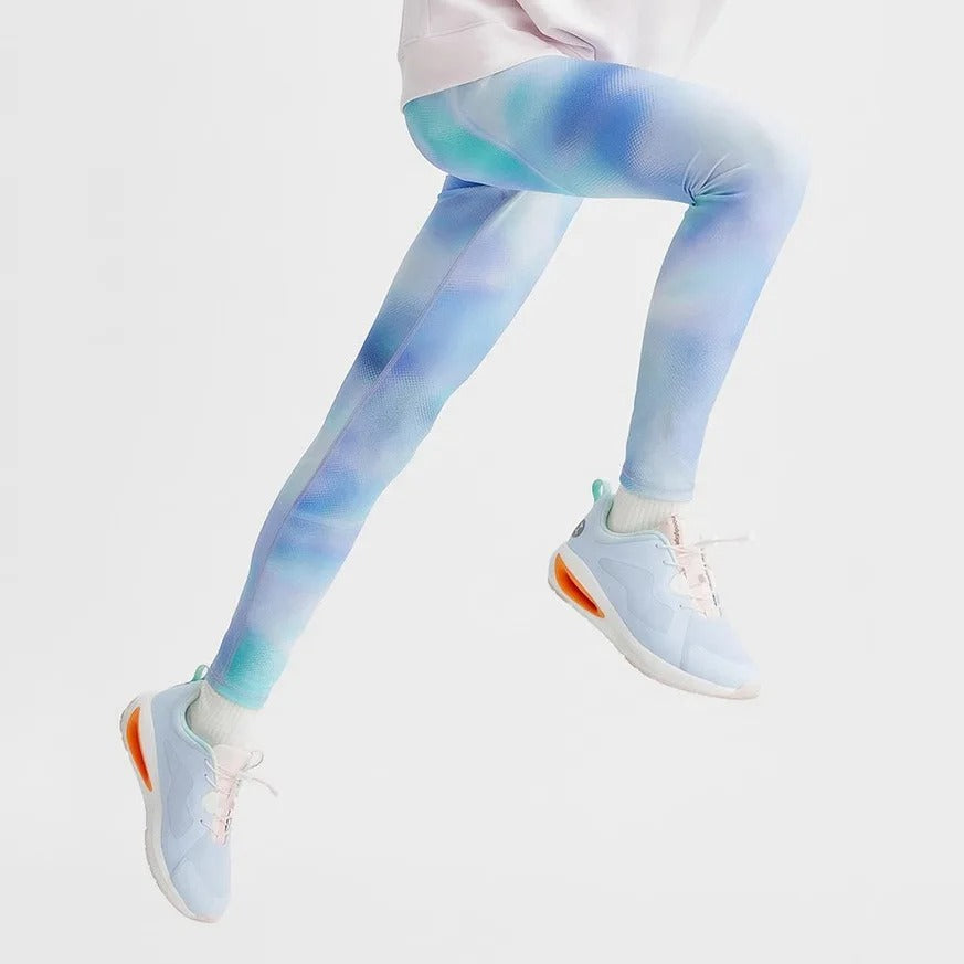 Latest Girls' Sportswear Yoga Pants Children Sports Leggings Elastic Quick-Dry Running Dancing Skating Training Tight Pants Kids