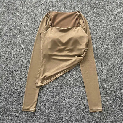 Fake two-piece yoga clothes for women, mesh fixed cup sports underwear, outer wear, running fitness tops with chest pads