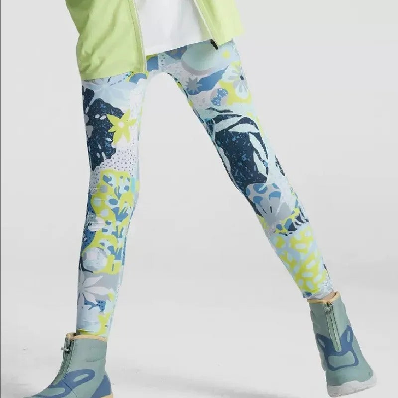 New Children's Yoga Pants Cute Printed Girls Athletic Leggings Comfort Kids Lounge Pants Running Exercise Training Cycling  Wear