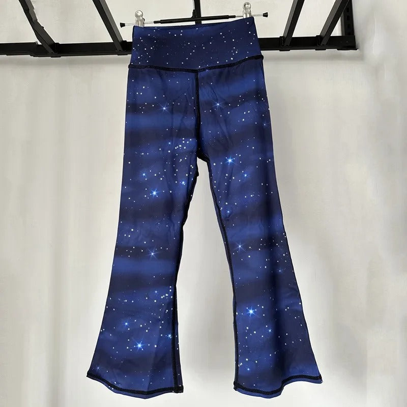 Girls Flare Leggings Children Dance Yoga Bell Bottom Pants Soft Stretchy Kids Casual Trousers Outdoor Sports Training Tights