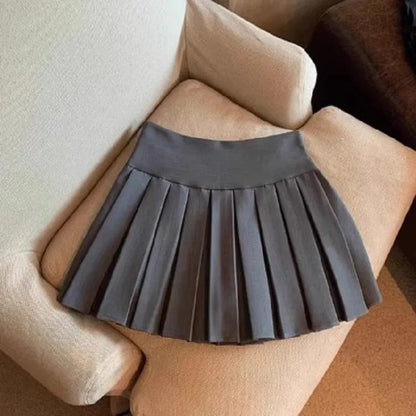 Toddler Girls Fashion Skirt Short Pleated A-Line Skirt for Kids Girl Cute School Uniform Skirts Breathable Cotton Summer