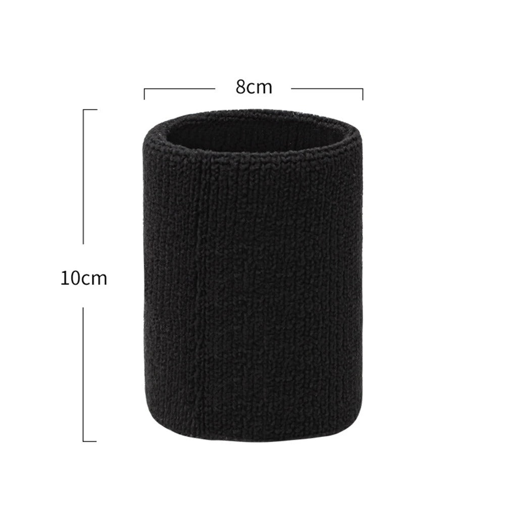 High quality cotton elastic thick wristband, for gymnastics grip exercise, is a basketball and tennis wrist guard [two pieces]