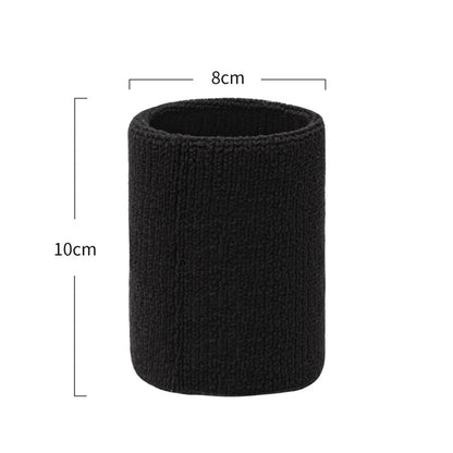 High quality cotton elastic thick wristband, for gymnastics grip exercise, is a basketball and tennis wrist guard [two pieces]