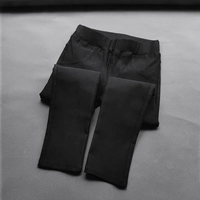 Kids Pants Girls Leggings Slim Elastic Pencil Trousers Spring Autumn Candy Color Casual Girls Solid Leggings Children Clothing