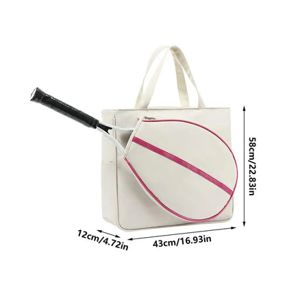 Tennis Racket Bag for Women Waterproof Handheld shoulder bag Racquet handbag Fitness badminton Daypack racket storage bags