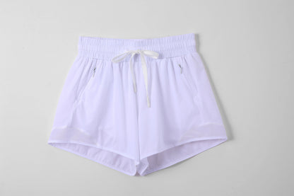 Loose Running Shorts Women Anti-light Sport Workout Shorts With Inner Mesh Fitness Pants Summer Quick-dry Outdoor Activities