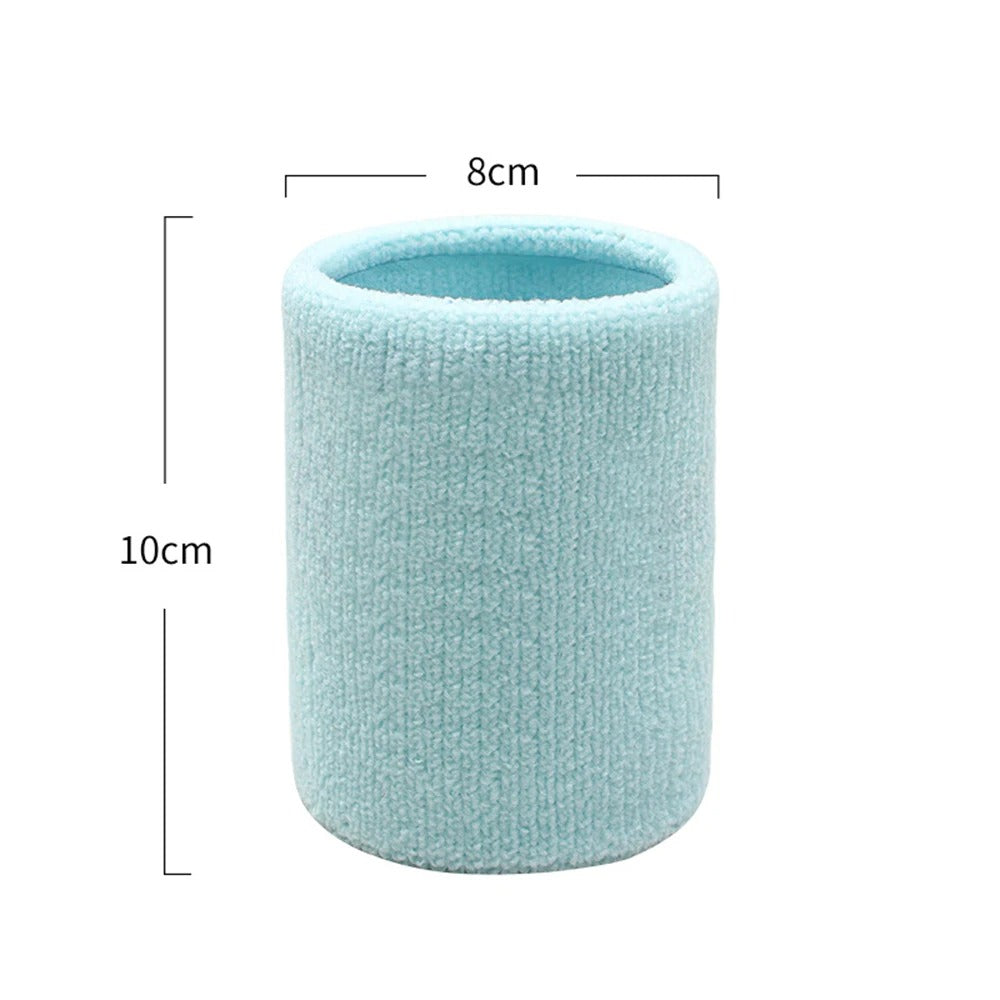 High quality cotton elastic thick wristband, for gymnastics grip exercise, is a basketball and tennis wrist guard [two pieces]