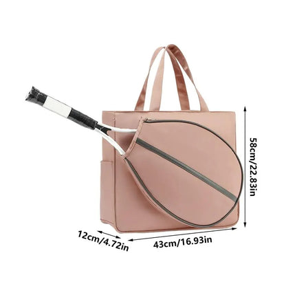 Tennis Racket Bag for Women Waterproof Handheld shoulder bag Racquet handbag Fitness badminton Daypack racket storage bags