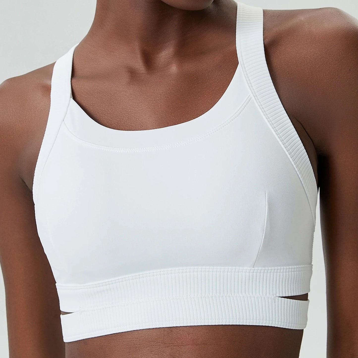 Women Sports Bra Adjustable Gym Push Up Bra Back Closure High Impact Workout Sport Top For Yoga Brassiere Sportswear