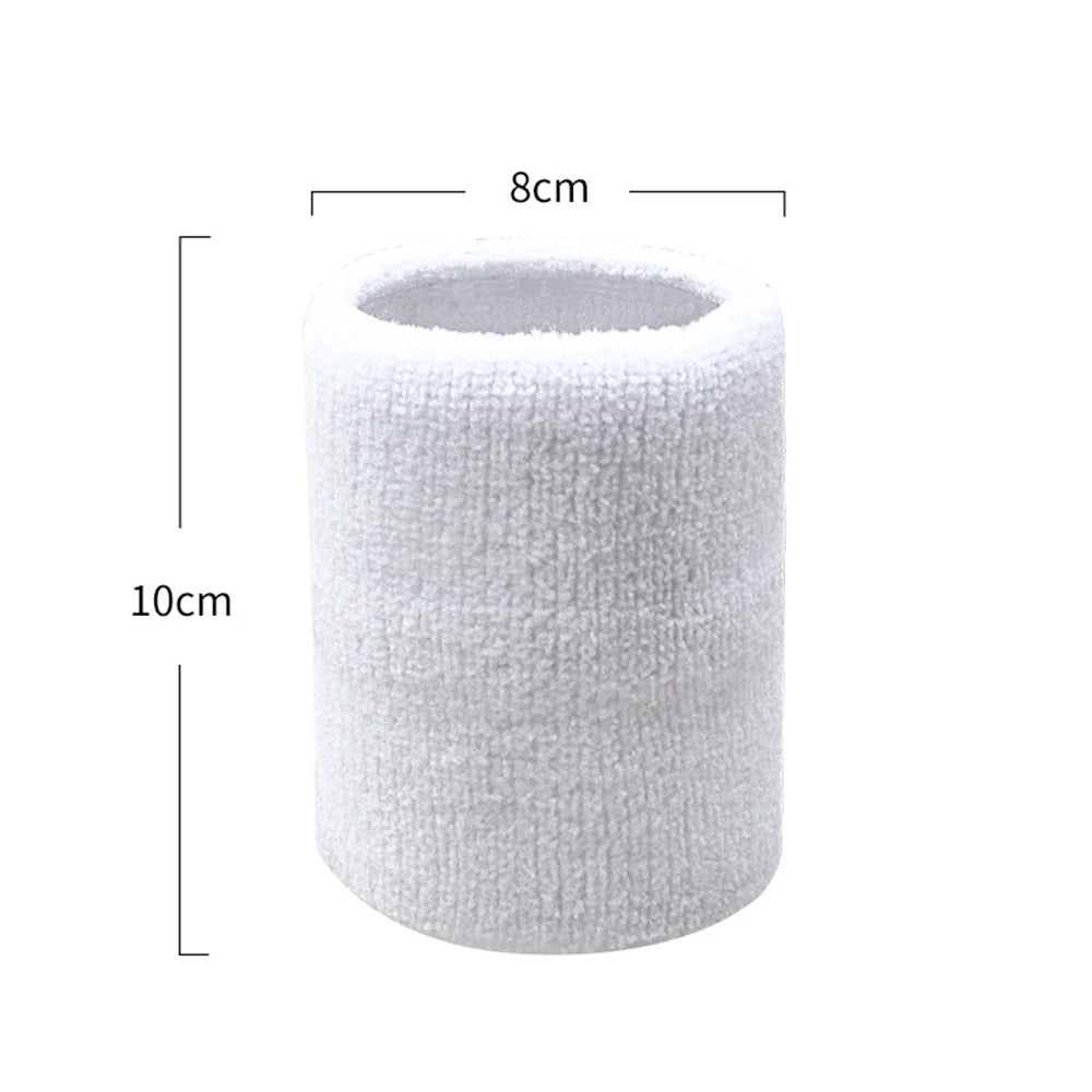 High quality cotton elastic thick wristband, for gymnastics grip exercise, is a basketball and tennis wrist guard [two pieces]