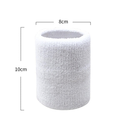High quality cotton elastic thick wristband, for gymnastics grip exercise, is a basketball and tennis wrist guard [two pieces]