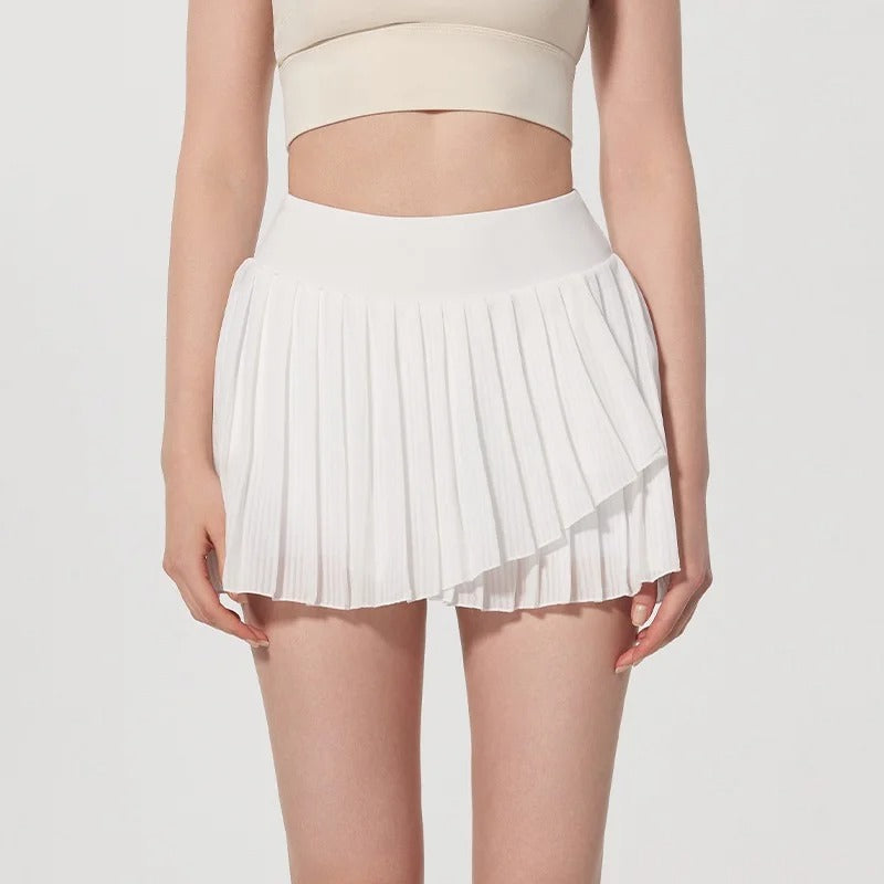 Sports Skirt Outdoor Golf Tennis Skirts Women Gym Workout Fitness Shorts High Waist Running Dancing Skort