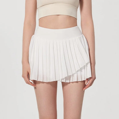 Sports Skirt Outdoor Golf Tennis Skirts Women Gym Workout Fitness Shorts High Waist Running Dancing Skort