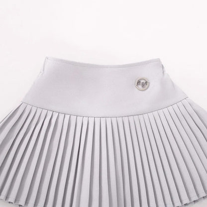 Summer Kids Tennis Skirt Trendy Girls' Ruffled Pleated Skirt Cute Baby Girl Aesthetic Outfit Children Casual School Style Skort