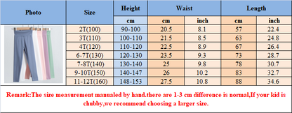 Kids Girls Leggings Spring Autumn Thin Activewear Legging Large Elastic Tights Shark Pants Teens Girl Yoga Pants for 4-12 Years