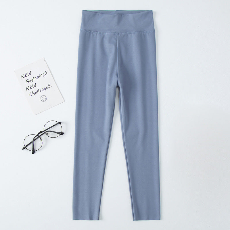 Kids Girls Leggings Spring Autumn Thin Activewear Legging Large Elastic Tights Shark Pants Teens Girl Yoga Pants for 4-12 Years