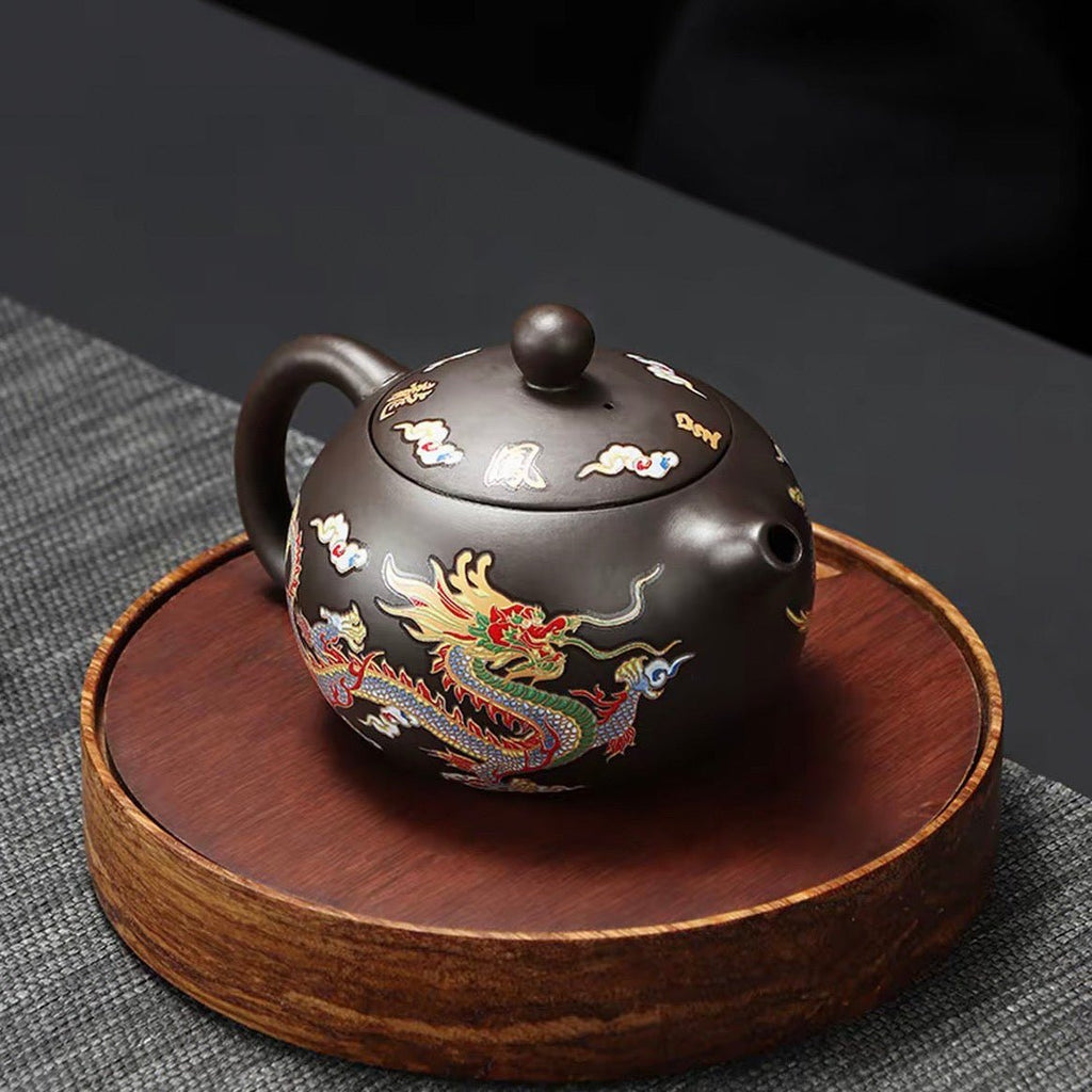 Handcrafted Yixing Purple Clay Teapot