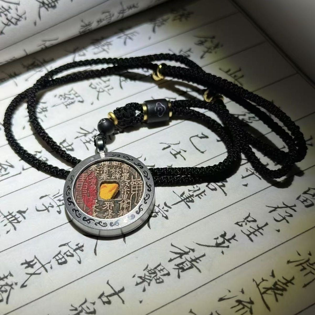 Shangui Fortune Coin · Hand-Carved Ancient Talisman