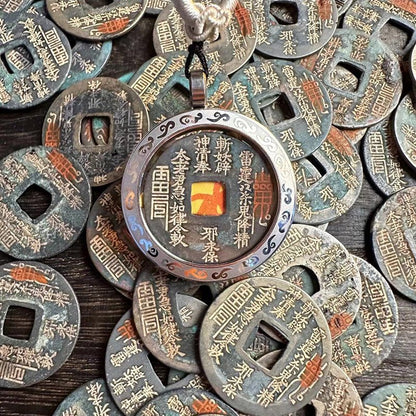 Shangui Fortune Coin · Hand-Carved Ancient Talisman