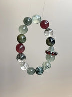 “Wild Plum” – Natural Green Crystal Bracelet | Nature’s Gentle Energy